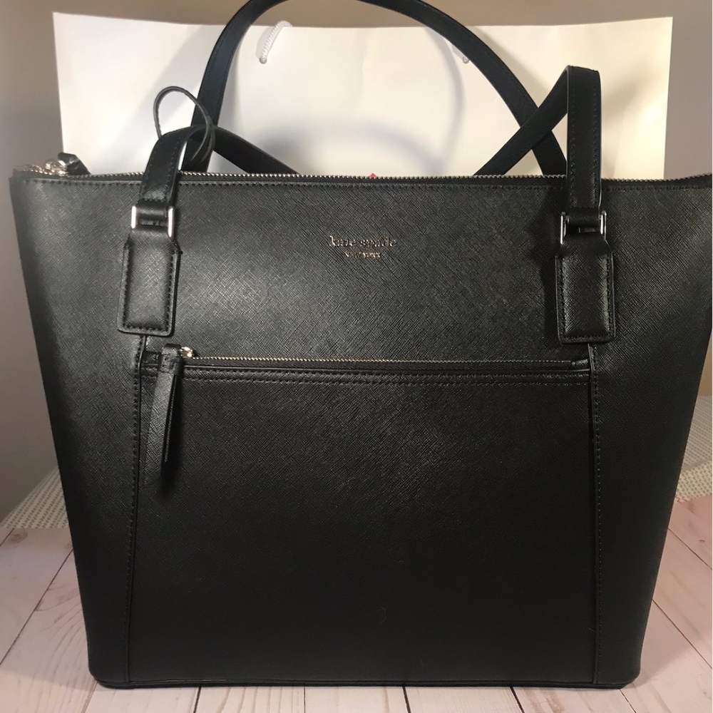 Black Kate Spade Medium Tote